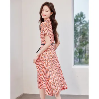 Love Elaine Short Sleeved Dress Women's Watermelon Red