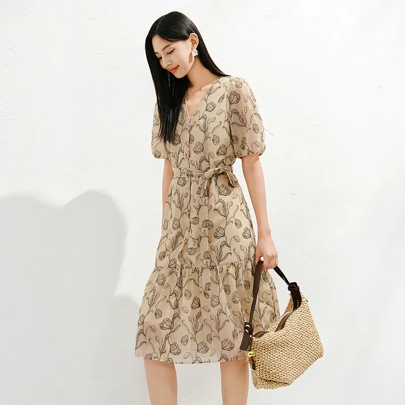 JZ. ANNAKRO Short Sleeved Dress Women's-4