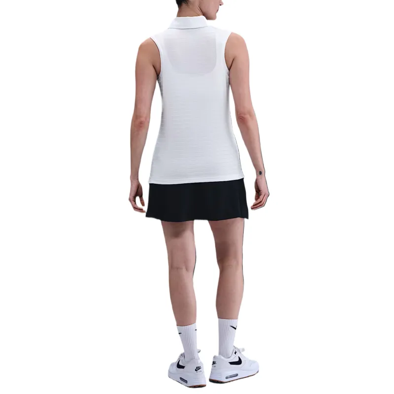 Nike Victory Women's Dri FIT Sleeveless Striped Golf Polo-2