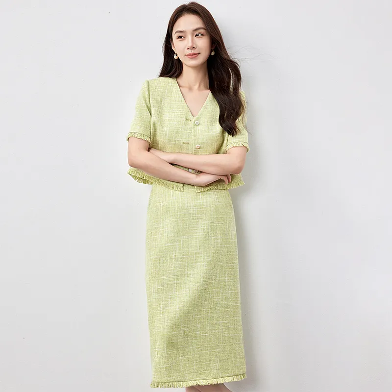 SENTUBILA Two Piece Skirt Sets Women's-2