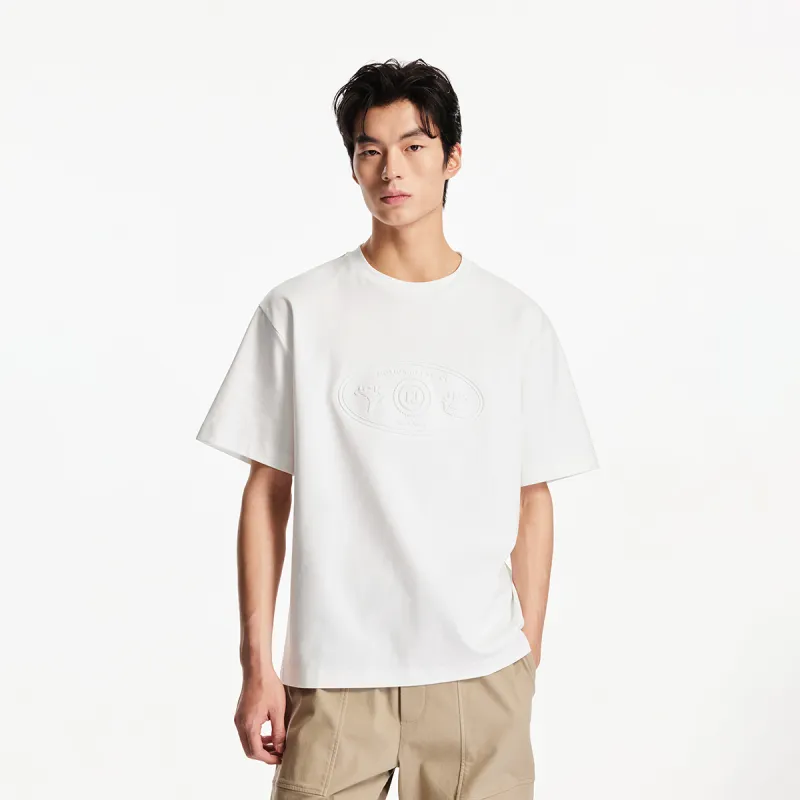 JACK JONES· T Shirt Men's A06 Snow White-5