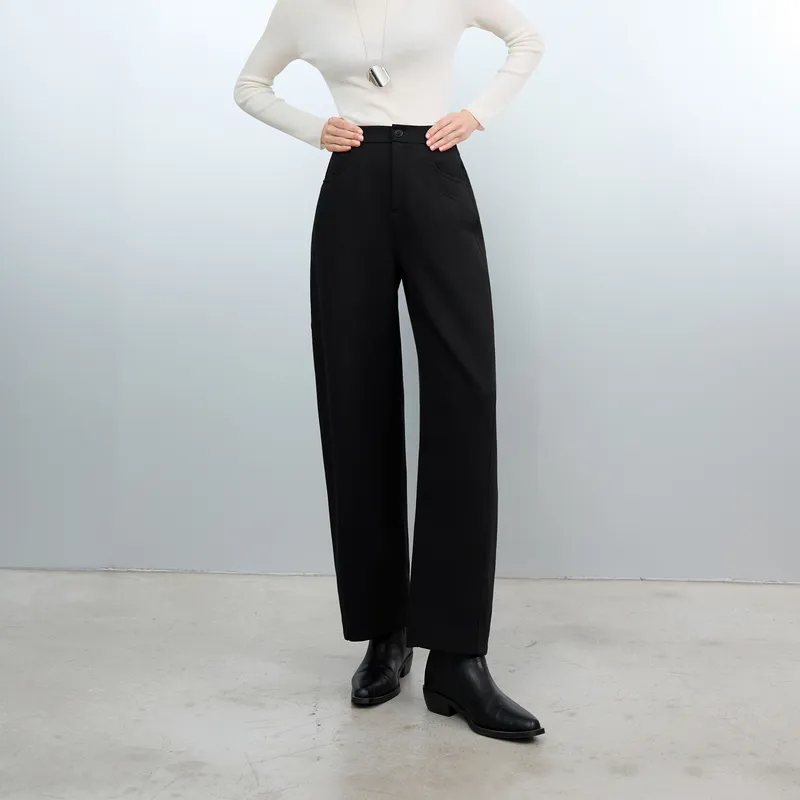 3COLOUR Casual Pants Women's Classic Black-2