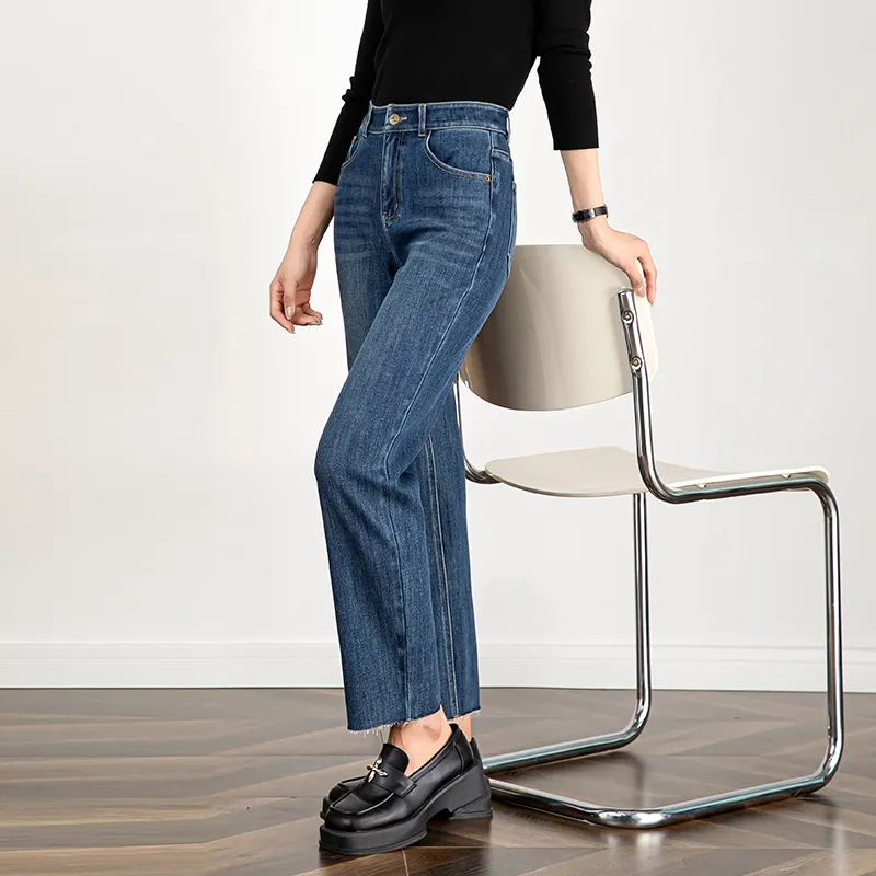 ONE SHALLOW 2025 Spring Jeans Women's Blue-3