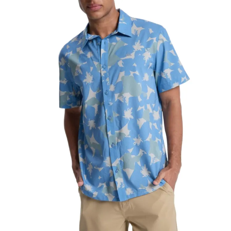 Quiksilver Handtman Shirt Men's Blue-1
