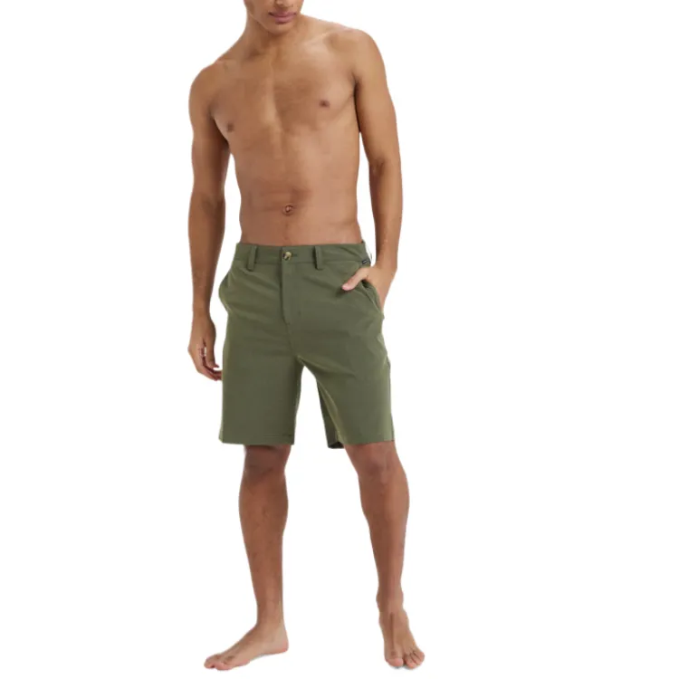 Quiksilver Union Heather Amph Beach Shorts Men's Green-6