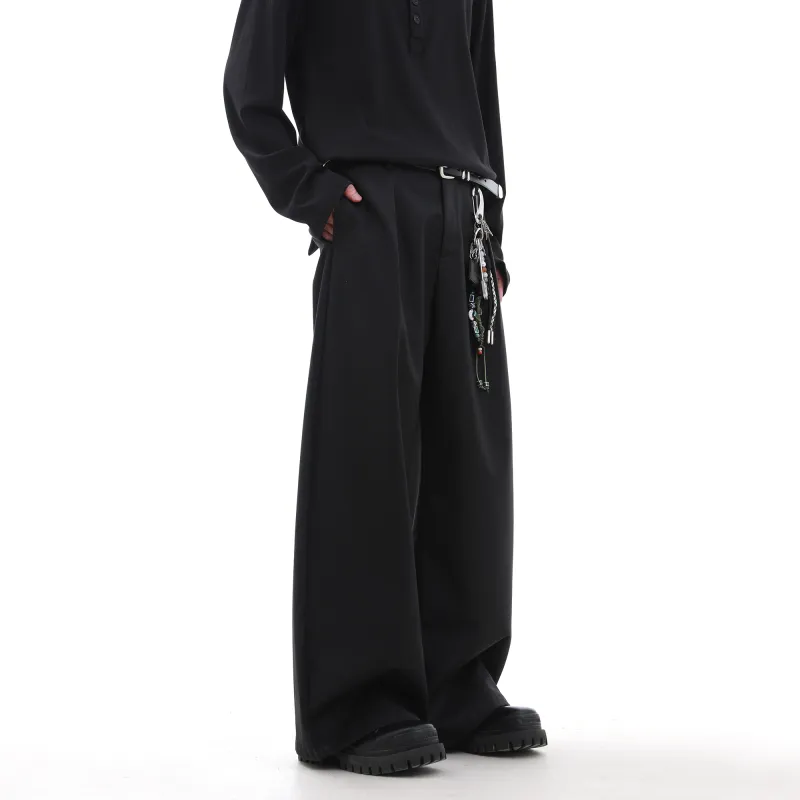 CUWU Casual Pants Unisex Black-1