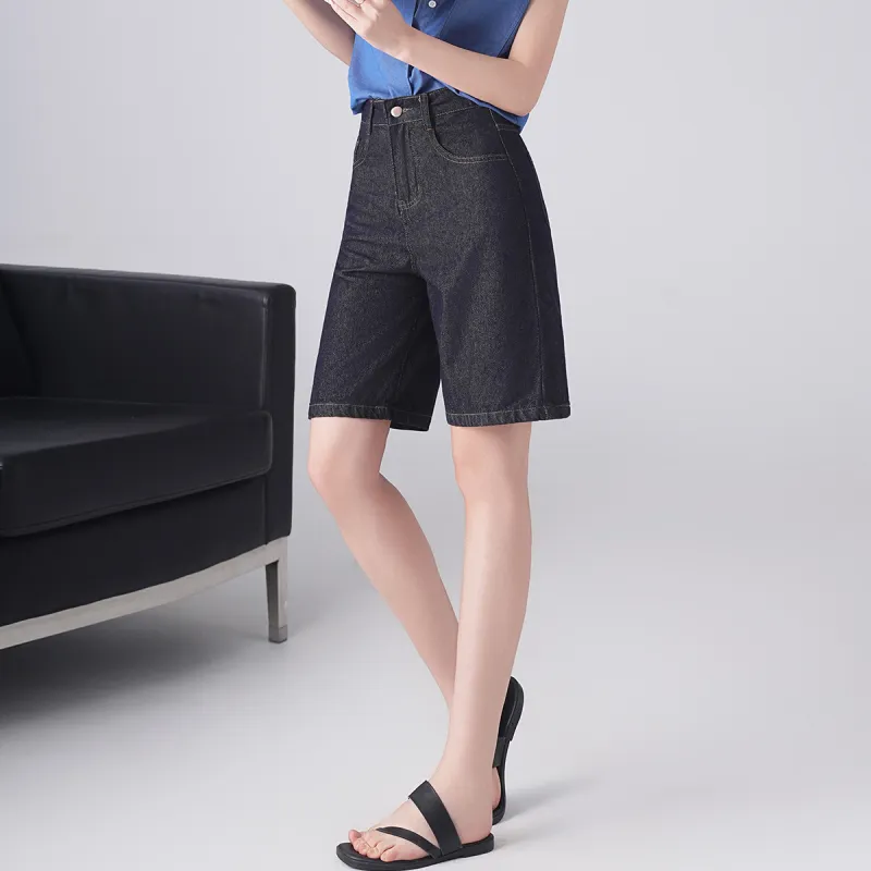 TERRE BLEUE Denim Shorts Women's-2