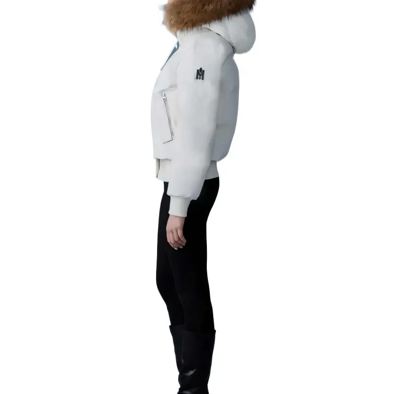 MACKAGE Nordic Tech Shell Down Jacket Women's Cream-3