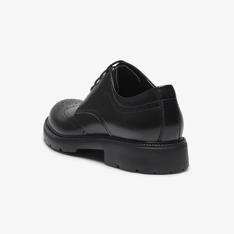 LE SAUNDA Men's Casual Shoes Men Low Top Dark Coffee TML/Black BKL-7