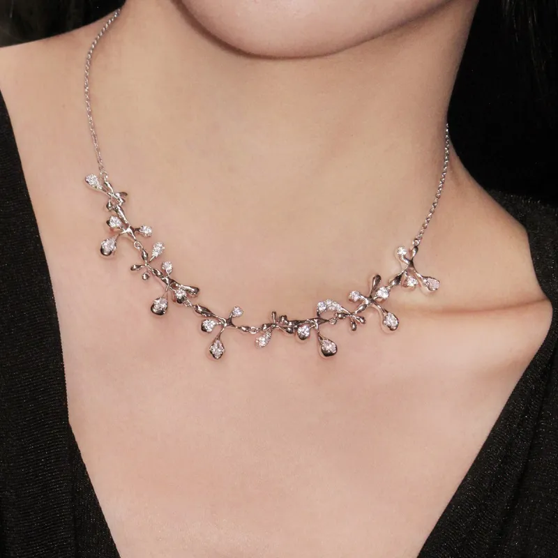BOONEE ALUS Karat Gold Plated/White Gold Plated Copper Necklaces Women's-3