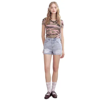 ELF SACK T Shirt Women's Pink Camouflage