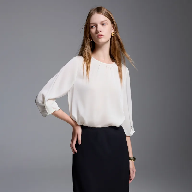 3COLOUR Shirts Women's Ecru-2