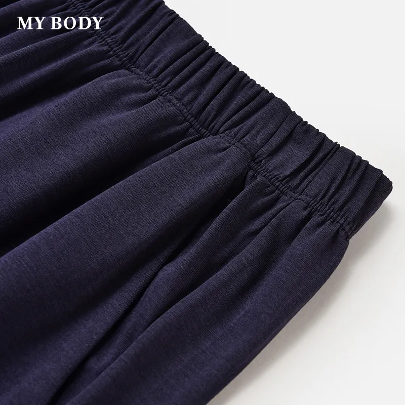 MY BODY Pajama Set Men's Navy Blue-4