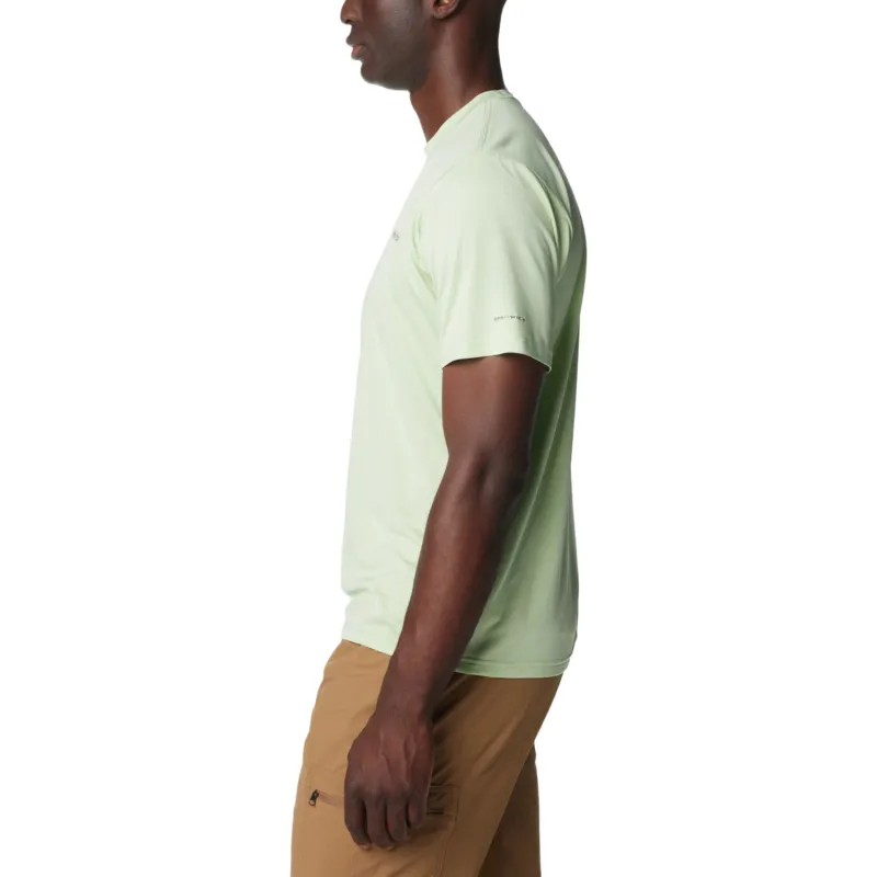 Columbia Hike T Shirts Men Light Green-2
