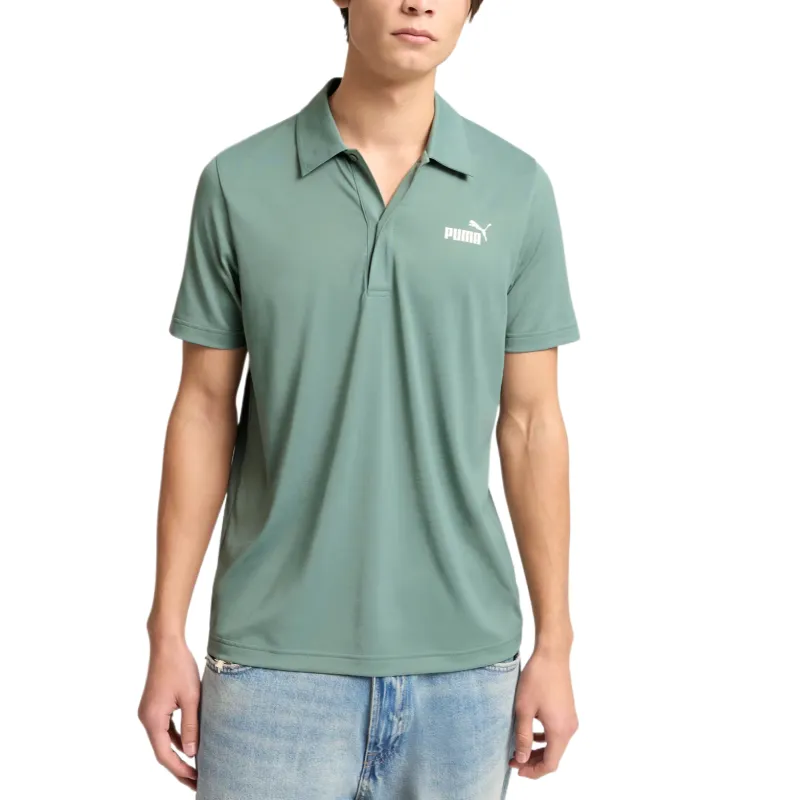 PUMA EssentialsDRYCELL All In Polo Shirt Men's Green-2