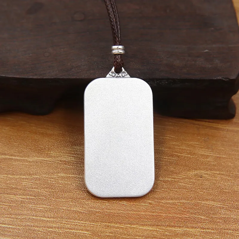 FUYUFU 999 Fine Silver Pendants Unisex-3