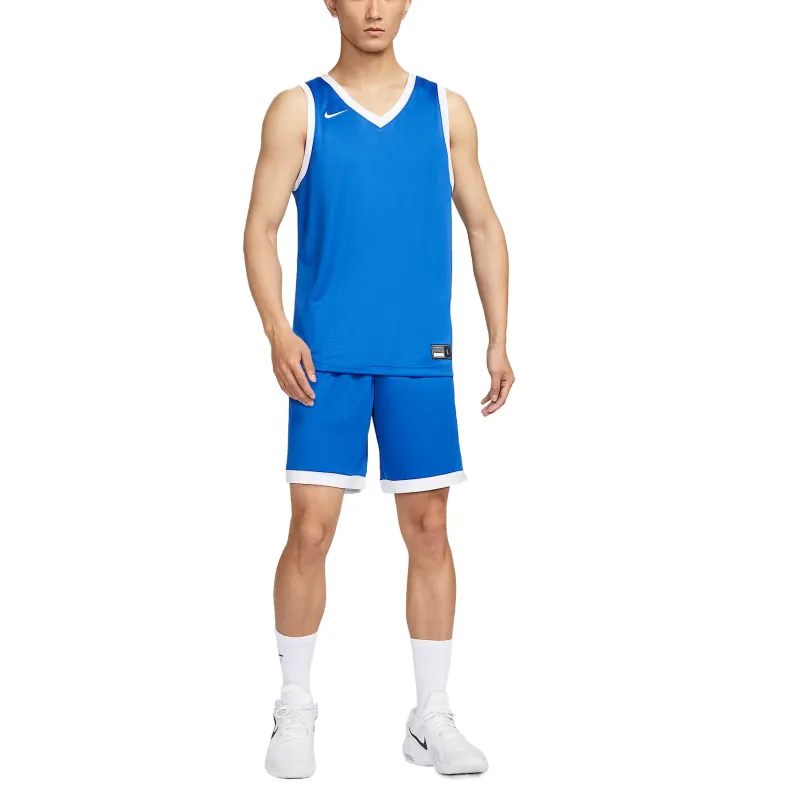 Nike Dri FitCrossover Basketball Jersey Men's Blue-2