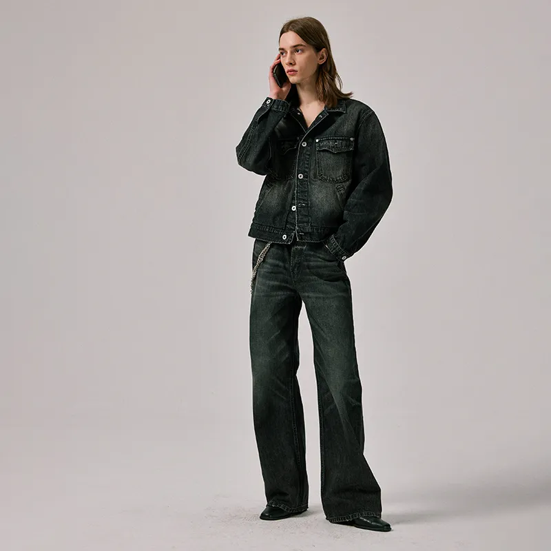 Amicus Animae Jeans Unisex Black Gray-4