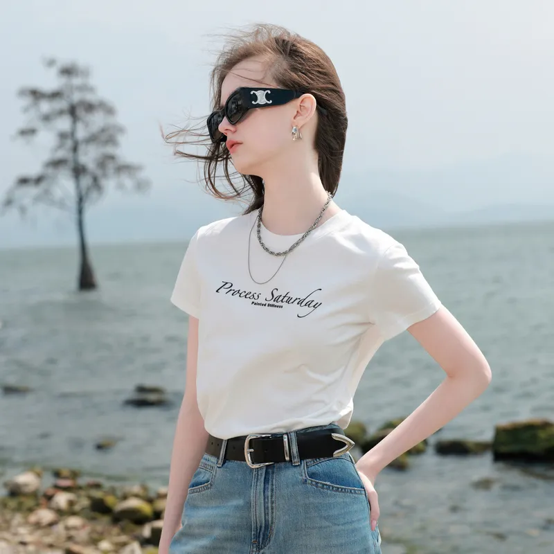 3COLOUR T Shirts Women's Cloud White-3