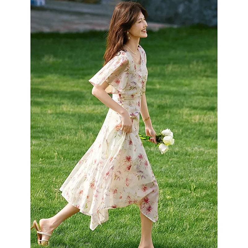 A Paradise For Awakening Short Sleeved Dress Women's-5