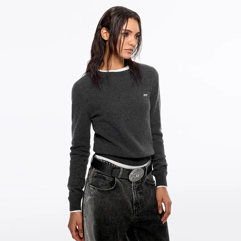 Miss Sixty Knitwear Women's Dark Heather Gray-5