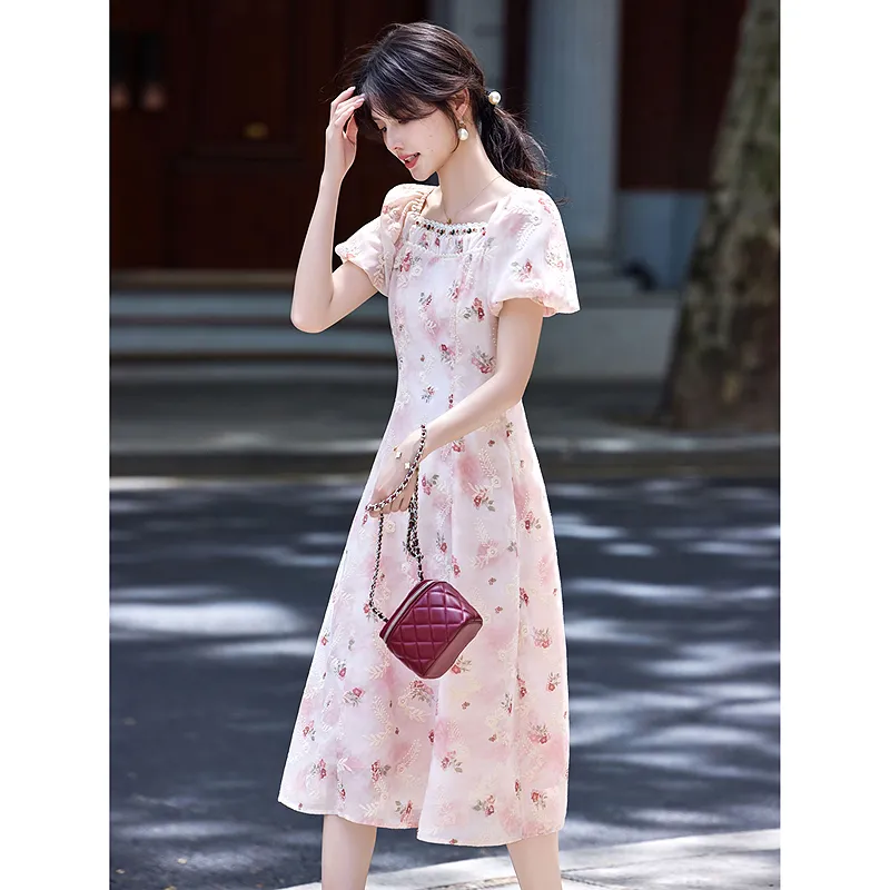 A Paradise For Awakening Short Sleeved Dress Women's-2