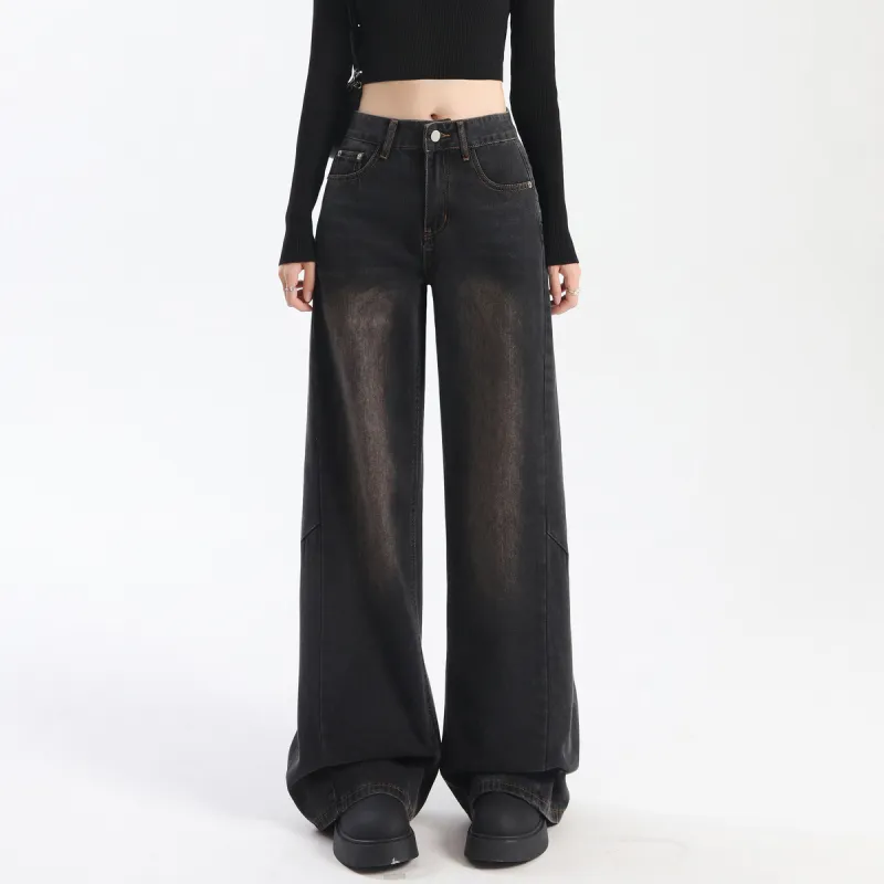 ZAVK Jeans Women's Black Gray Color-1