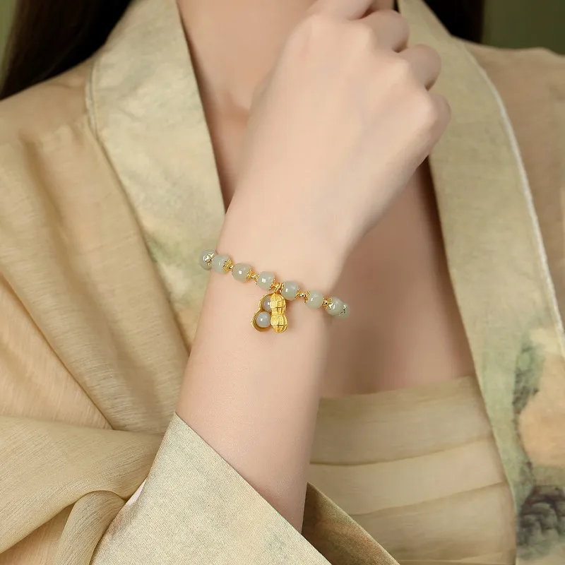 Royal Heaven's Choice Hetian Jade Bracelets Sugar Jade Unisex-3