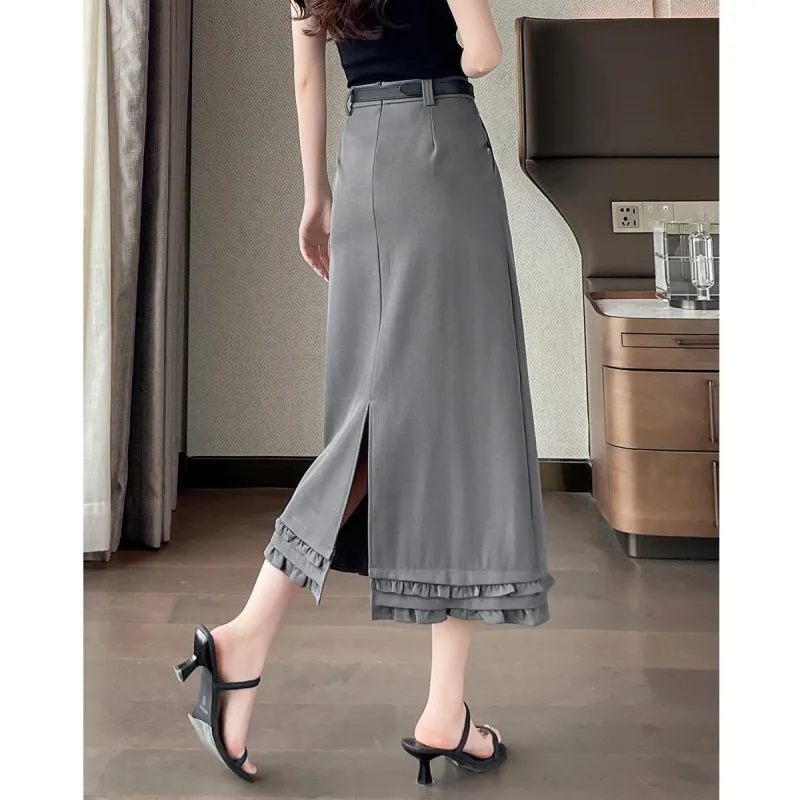 Still Quiet Summer Casual Short Skirts Regular Women's-4