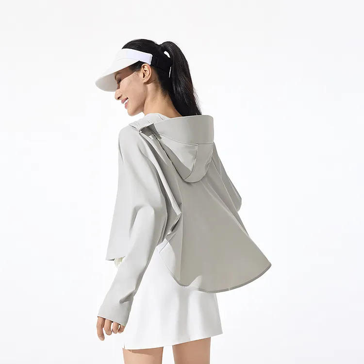 BOSIDENG Sun Series Cooling Super Light Breathable Sun Protection UV Protection Sun Protection Clothing Women's-5