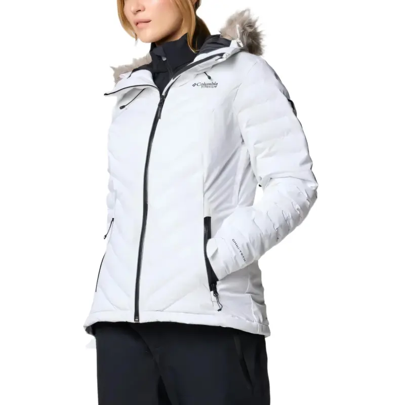 Columbia Omni-Heat Bird Mountain Infinity Thermarator Jackets Coats Women's White-2