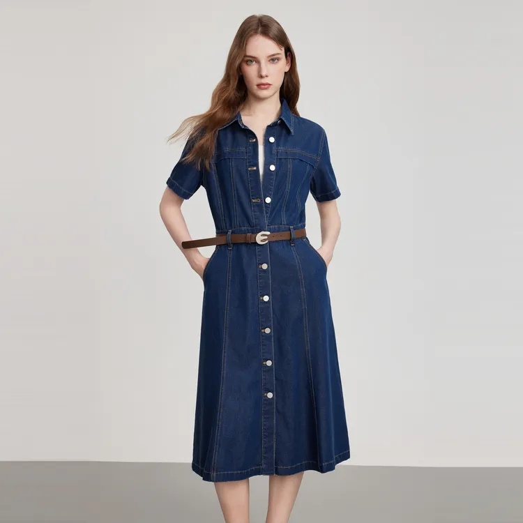ELLE Short Sleeved Dress Women's-2