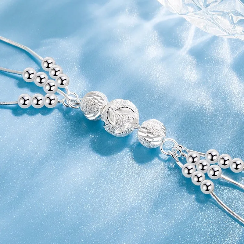 Happy Tide 999 Fine Silver Bracelets Women's Silver-2