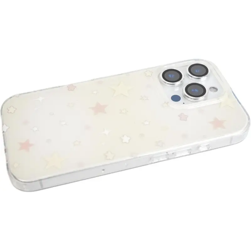 Sopi Acrylic Material Jellycat Moon Stars Stand Phone Cases Compatible With IPhone 16/15 Pro Max/Apple 13/14 Pro/Max-9