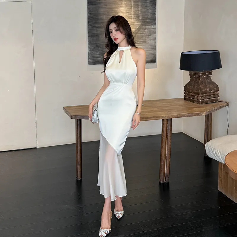 XIANSINIAO Sleeveless Dress Women's-4