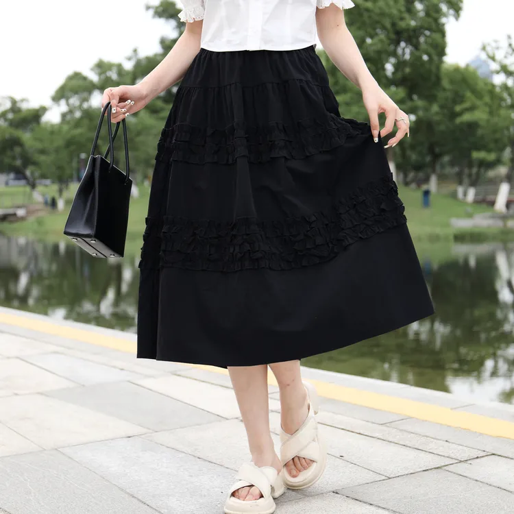 SETIROM Casual Long Skirt Women's-7