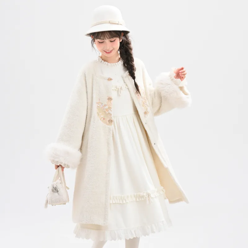 SNBL Long Sleeved Dresses Women's White-6