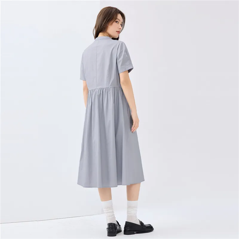 UNIQLO Short-Sleeved Dresses Women's-11