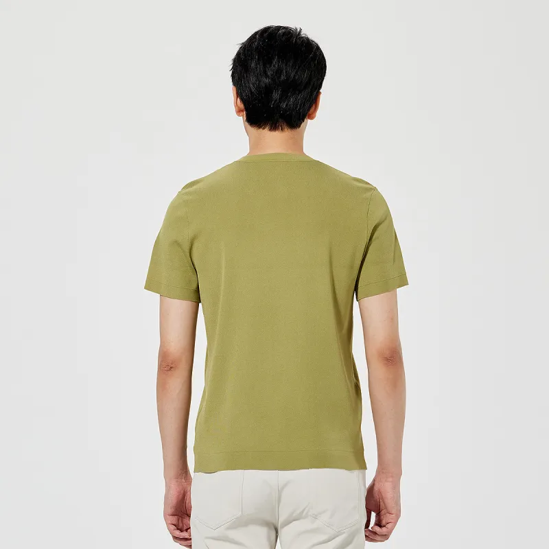LESS IS MORE T Shirt Men's Light Green-3