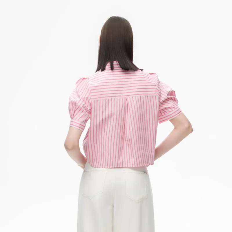 ONLY Shirts Women's HD2 Lilac Stripes-2