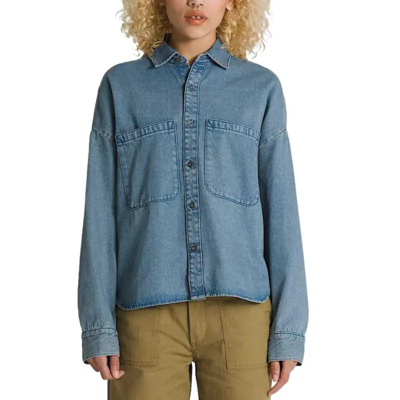 Vans Antica Shirts Women's Blue-1