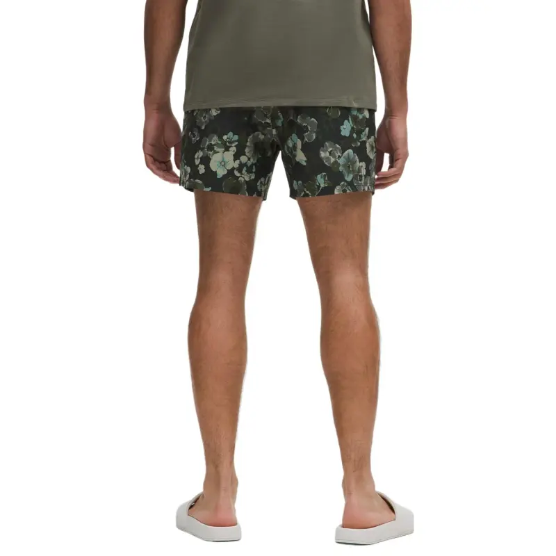 Lululemon Swimming Shorts 5' Men's Hibiscus Green-1