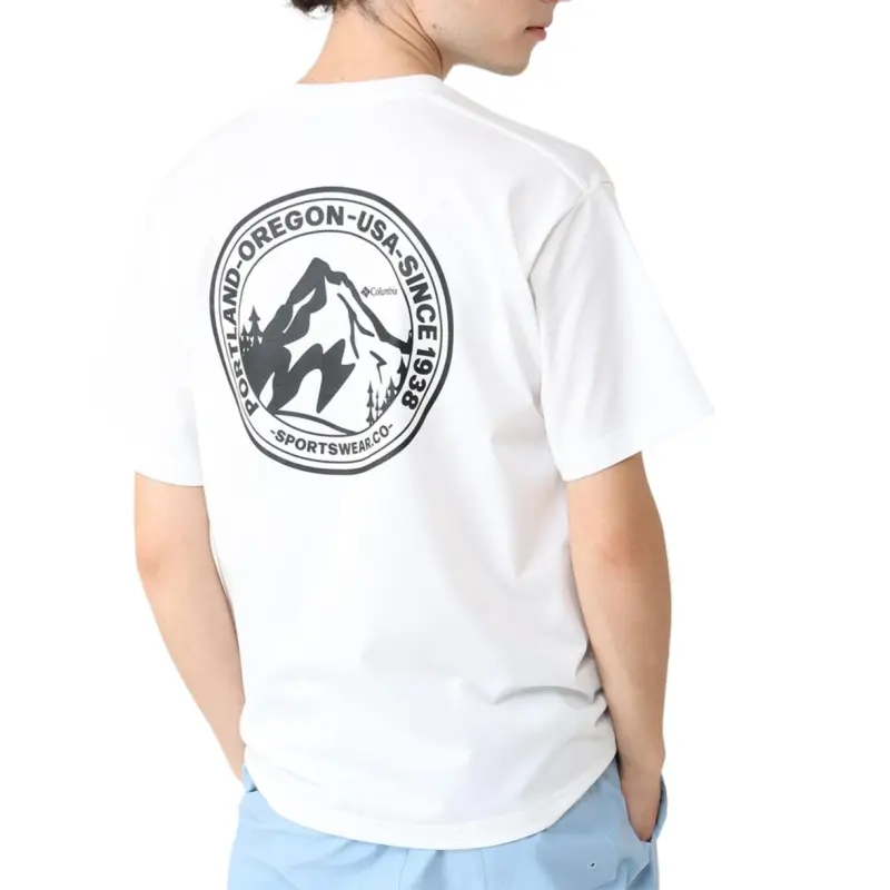 Columbia T Shirts Men White-3