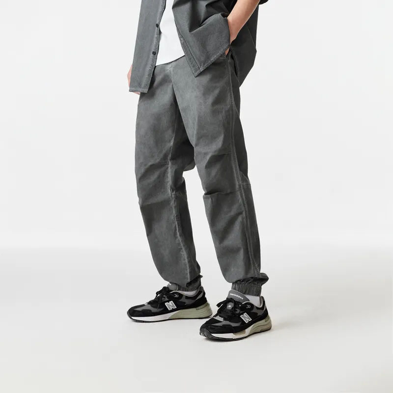 JACK JONES· Elastic Cuff Casual Pants Men's Robin Gray-3