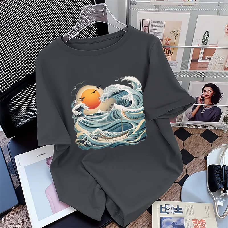 FAIRWHALE T Shirts Women's-14