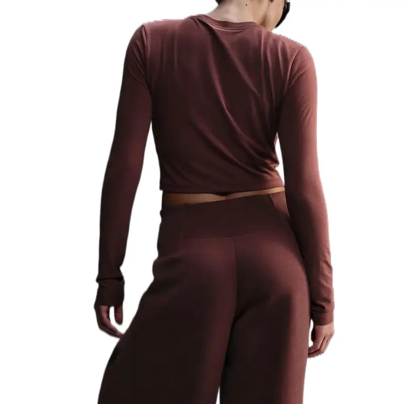 Nike Sportswear Chill Knit Women's Slim Long Sleeve Cropped Top-2
