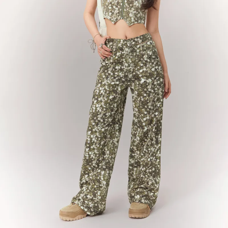 CHUU Casual Pants Women's Army Green-2