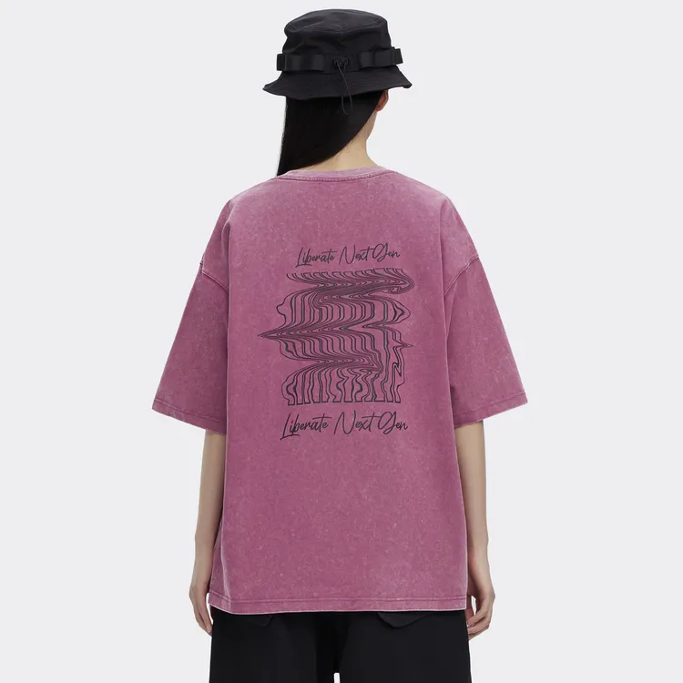 LNG T-Shirts Unisex Plum Purple-3