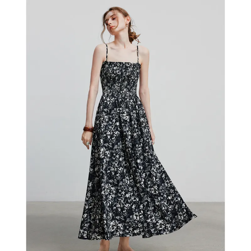 Initial Language Slip Dress Women's-6