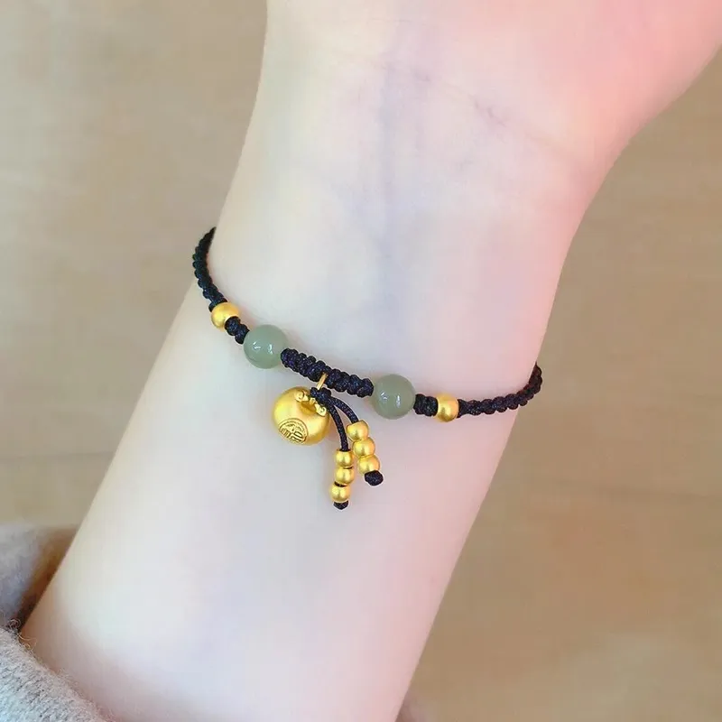 YASHENGZHUBAO Gold Bracelet Women's-2